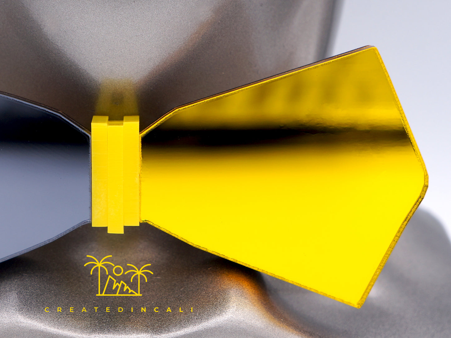Grey + Yellow Mirror Mirror | Modern