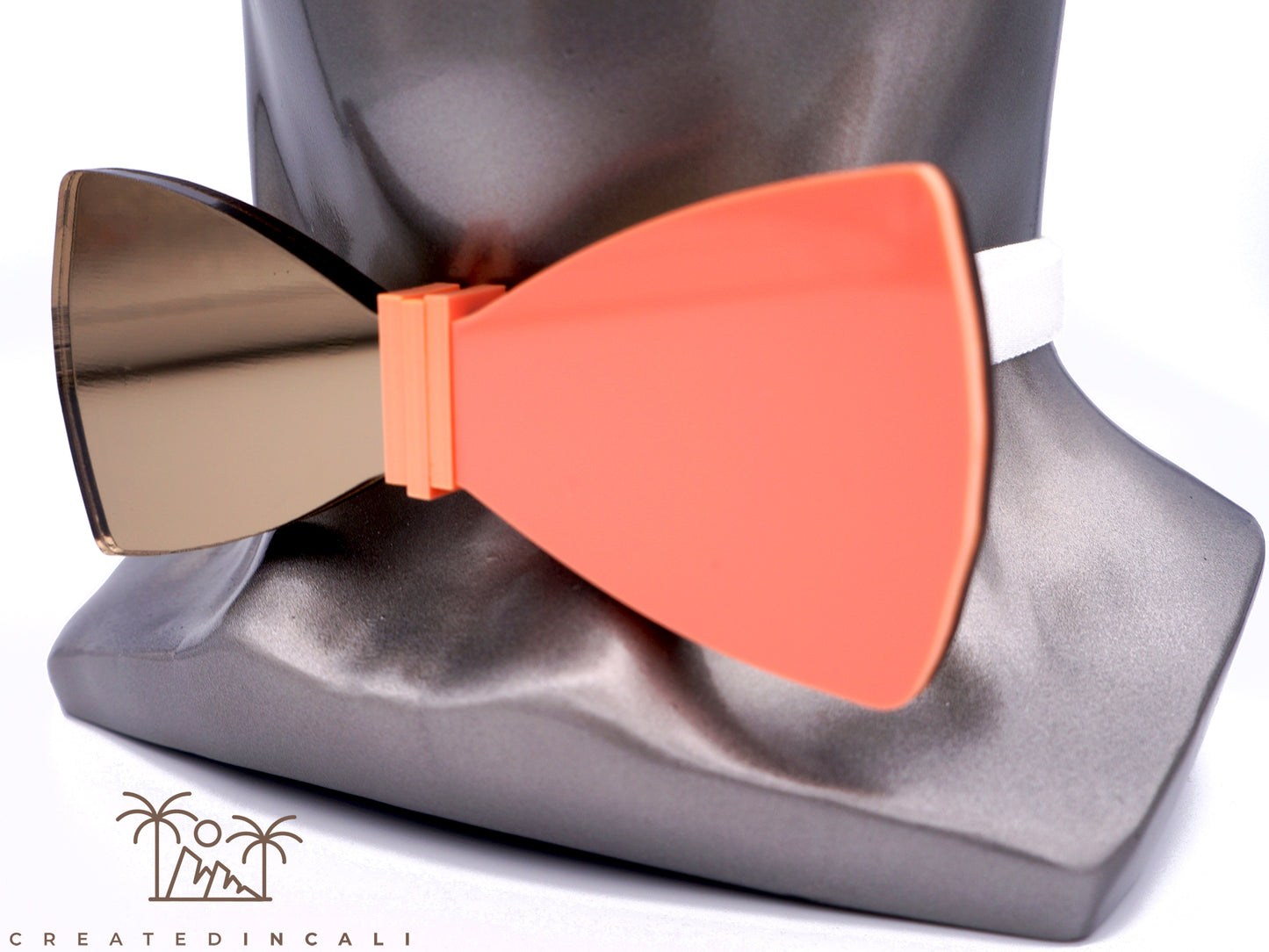 Coral & Bronze Side Mirror | Classic