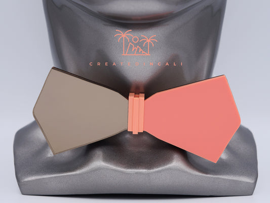 Coral & Bronze Side Mirror | Modern