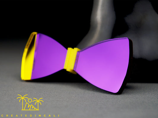 Purple Mirror Mirror x  Mirrored Yellow Tux | Classic