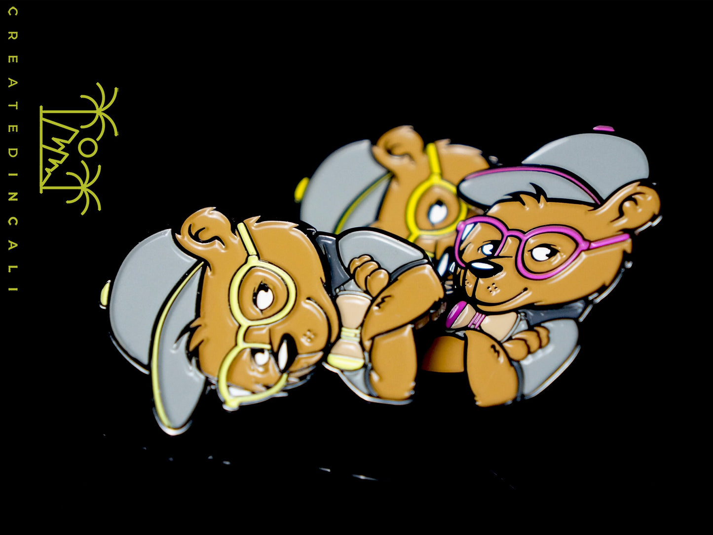 Bo Bear Enamel pin